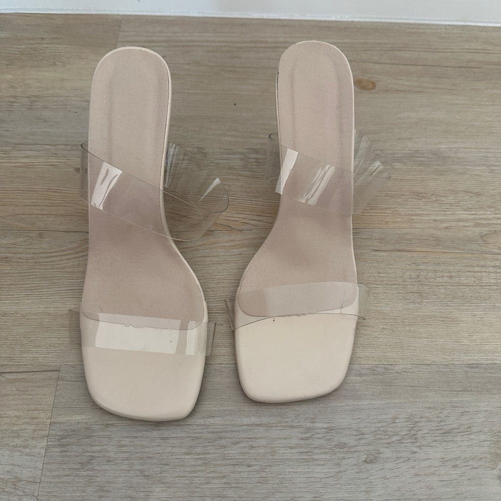 Clear Strap Heels